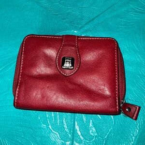 Stone Mountain Nubuck wallet - Red